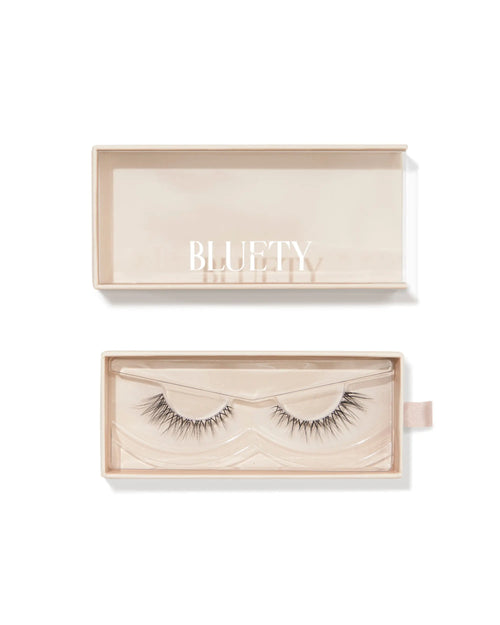 BLUETY Unwritten Rules Strip Lashes - Girl Code | 13Mm Subtle Cat Eye Lashes, Wispy Lashes, Natural Lashes, Everyday Lashes, Lightweight Lashes, Clear Band Lashes, Thin Band Lashes, Cruelty Free,Vegan