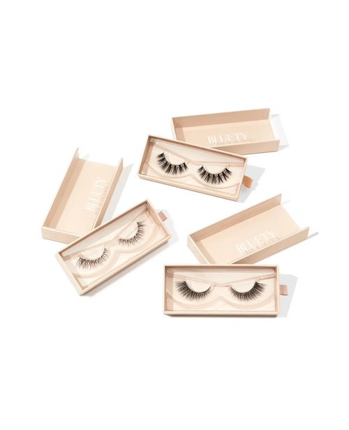 BLUETY Unwritten Rules Strip Lashes - Girl Code | 13Mm Subtle Cat Eye Lashes, Wispy Lashes, Natural Lashes, Everyday Lashes, Lightweight Lashes, Clear Band Lashes, Thin Band Lashes, Cruelty Free,Vegan